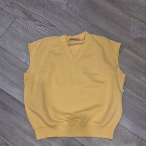 NWT Fear of God Essentials |  Pullover V-Neck Vest 'Light Tuscan' | L